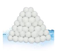 Pool Filter Balls, Reusable Polysphere Media, Water Pump Accessory, Lightweight Filtration Aid, for Swimming Pool Cleaning, Efficiency Boost, Residential & Commercial Use