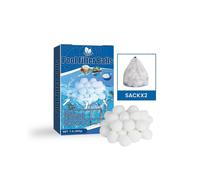 Pool Filter Balls Reusable Replace Pool Filter Sand, for Above Ground Pool Sand Filter Pump, Eco-Friendly Fiberglass Alternative