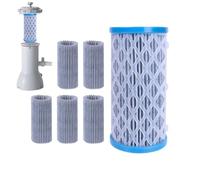 Pool Filter Cartridge - Replacement Filtration Device, Swimming Pool Cleaner Element | High Efficiency Water Purification Component Advanced Debris Capture Cylinder Structure Reliable Circulation Main