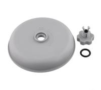 Pool Filter Cover P05425 with Valve Air Vent Plastic Plastic Pool Filter Cap P05425 Gasket Included Filter Cover P05425 for Systems Snug Fit Pool Filter Lid P05425 10cm Easy Install No Tools Air Vent