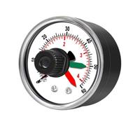 Pool Filter Pressure Gauge | 1/4" Brass PVC Adjustable Pressure Meter 5.3cm Compatible Replacement Gauge For Sand & Cartridge Filter Systems (DEP100 C5030 EC65) | Accurate Easy-Read Pool