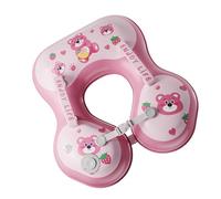 Pool Float, 30x22x3cm Inflatable Swim Ring Foldable Floating Tube With Secure Support Design For Kids Boys Girls, Lightweight Swimming Safety Equipment For Bathing Beach Pool Water Play