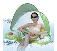 Pool Float, Adult Swim Chair, Ergonomic Water Lounger, Built-In Cup Holder, Quick Inflate, Supportive Backrest Design, Lightweight Raft Structure, Beach, River, Lake, 103x80cm