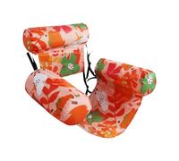 Pool Float Chair - Inflatable Tanning Recliner, Inflatable Pool Lounger Hammock with Foldable Backrest | Three-Tube Floating Chair with Fabric Cover | River, Lake, Beach, Outdoor, Vacation, Summer