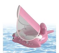 Pool Float For Kids | 70x57cm Training Equipment With Sun Canopy | Comfortable Sun Protection Swimming Pool Float | For Backyard School Class 6-36 Months Beginners Boys Girls Young Children