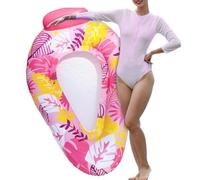 Pool Float, Inflatable Pool Lounger, Floating Swim Mat Hammock, 57,09 x 37,4 x 16,93 pollici Tanning Water Lounge for Beach, Lake, Outdoor Part, Vacation, Backyard Relax