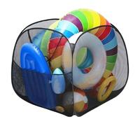 POOL FLOAT POPORT NET Pop-up Pop-up Piegabile asciugatura rapida Messa POOL POECH POETH con tasche laterali e maniglia 31.5x31.5x27.6 pollici di capacità per le palline giocattoli gonfiabili e