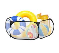 Pool Float Stock | Geste di Vita Contenitore in Rete Pieghevole, Scatola dei Giocattoli, può conservare Occhiali, Palline da Spiaggia, galleggianti, Noodles e Altri Nuoto