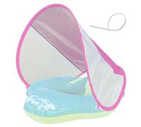 Pool Float Sun Canopy, Removable UV Shade Cover, Silver-Coated Sun Shelter for Water Floats, Safety Shadefor Outdoor Swimming Gardens Pool Toys & Summer Relaxation Activities, Pink