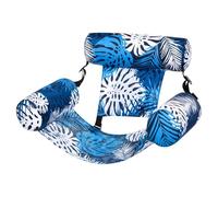 Pool Floats Adult, Heavy Duty Inflatable Pool Chairs, Plant Pattern Floating Lounge Chair for Swimming, Beach, Lake