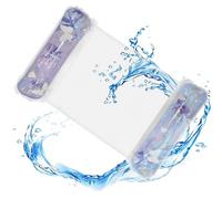 Pool Floats - Glitter Water Lounge Chair for Lakes | Inflatable Seating with Shimmering Internal Sequins, Sparkly Aquatic Recliner & Buoyancy Gear for Swimming, Tanning, River