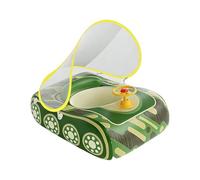 Pool Floats - Inflatable 28x25cm | Swim Toy, Water Float | UV Resistant Funny Pool Float With Canopy For Boys Girls Summer Vacation Beach River Swimming, Jumping, Puddle, Travel