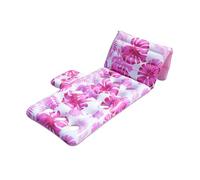 Pool Floats - Lettino gonfiabile con supporto per bevande, schienale | Amaca ad acqua per piscina, per fiume, giardino, feste estive, all'aperto, prendere il sole, nuoto