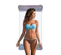 Pool Floats, Portable Glitter Floating Lounger, Inflatable Summer Lounge Raft for Adults, Sunbathing Relaxation Mat, for Beach, Lakeside, Pool, Vacation, Travel, Leisure, Outdoors