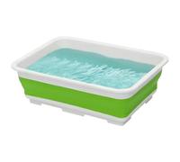 Pool Foot Bath, Folding Foots Basin, Outdoor Cleaner, Soaking Wash Basins for Clean Entry and Hygiene Maintenance, Ladder, Backyard, Patio, Garden, Poolside, Vacation Home, 14.96x10.63x4.72 Inches