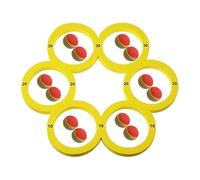 Pool Game, Floating Throwing Game, 12.56x11.3x0.39 inches, 12 Rainbow Balls, Interactive Multiplayer Fun, Sturdy and Colorful, Ideal for Friends, Classmates, Children, Girls, Boys
