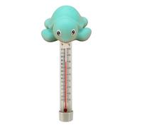Pool Gauge Meter, Floating Thermometer, Animal Design, Durable Rope Attachment, 3.15x2.17x8.27 Inches Accurate Temperature Reading, Spa, Shower, Lake, Hot Spring, Fish Tank Use