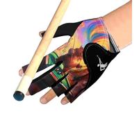 Pool Glove - Adjustable Breathable Pool Mittens | Breathable Fingerless Pool Gloves | Lightweight Quick Drying Billiards Accessories | Pool Glove Left Hand For Left/Right Hand, Men Women