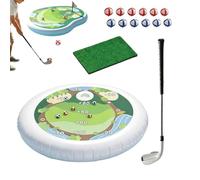 Pool Golf - Fun Floating Inflatable Water Game Set | Kids Summer Pool Sports Toy | Interactive Golf Style Ṕool Game For Boys Girls Teens Family Outdoor Garden Yard Beach Lake Water Activities