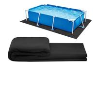 Pool Ground Pad - Thickened Heavy-Duty Rectangular Liner For Pool Bottom | Durable Non-Woven Pool Floor Mat | Protective Layer for -Ground Pools Lawn Garden Backyard Basement Ground Cushion Cover