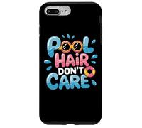 Pool Hair Don't Care Occhiali da sole Nuoto Divertimento Custodia per iPhone 7 Plus/8 Plus