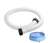 Pool Hose - 59 Inch Pool Replacement Hose | Heavy Duty In-Ground Vacuum | Long Replacement Filter Pump Accessories With Adapters For Water Systems