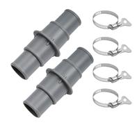 Pool Hose Connector, Leak-Proof Vacuum Adapter Set, 2 pezzi Filter System Fittings Cleaners 4.7inches, Ideal for Pool Maintenance, Gardening Use, Beginners, and Professional Installers