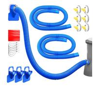 Pool Hose Replacement, Pool Filter Hose - Heavy Duty Leak-Proof Replacement,32mm Ground Pools Ground Filter Hoses For Garden Yard Patio Lawn Summer Daily Upgrade Repair Maintenances