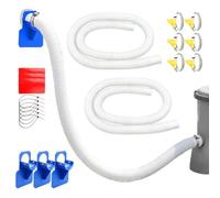 Pool Hose Replacement, Pool Filter Hose - Heavy Duty Leak-Proof Replacement,32mm Ground Pools Ground Filter Hoses For Garden Yard Patio Lawn Summer Daily Upgrade Repair Maintenances