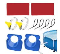 Pool Hose Support Kit - Swimming Pool Hose Support Bracket | Pipe Brackets | Pools Hoses Supports Brackets | Spa Replacement Parts for Men Women Home Business Backyard Organization