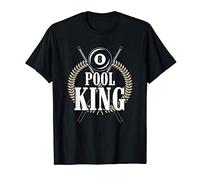 Pool King Billiards Snooker Player Maglietta
