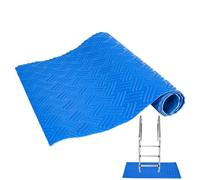 Pool Ladder Mat, Protective Pad, 23.62-35.43 Inches Size Multi-Purpose Anti-Slip Pvc Guard, Multi-Use Mat for Pool Kitchen Bathroom Outdoor Home, Kitchens, Blue