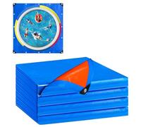 Pool Liner Pad, Foldable Bottom Cover, Heavy Duty Double-Sided Ground Cloth with Multiple Sizes, Protective Mat for Backyard Patio Camping Garden Deck Poolside, Blue