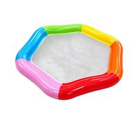 Pool Lounger - 2-Person Hexagon Inflatable, Leakproof Portable Blow Up