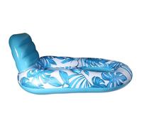 Pool Lounger Float - Oversized Water Mattress, Stable Cup Holder Raft, Portable Large Outdoor Tool | Portable Relaxation Toy for Swimming Pool Lake Floating Sunbathing Travel Holiday Enjoyment