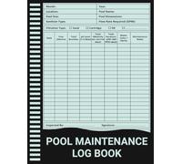 Pool Maintenance Log Book: Track Water Levels, Chemical Balance & Cleanings with Ease All Season Long.