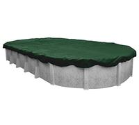 Pool Mate 321833-4-PM - Telo di copertura ovale per piscina fuori terra, 5,5 x 10,1 m, verde erba