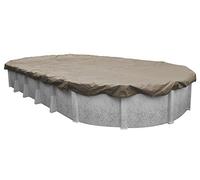 Pool Mate 571224-4 - Telo di Copertura Invernale per Piscine ovali Fuori Terra da 30,5 x 6,1 m, Colore: arenaria