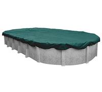 Pool Mate Copertura ovale per piscina fuori terra, 4,9 x 9,8 m, verde foglia di tè, 391632-4-PM