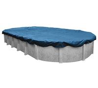 Pool Mate Telo di copertura invernale per piscina ovale ovale da 5,5 x 12,2 m, colore: blu, 351840-4PM
