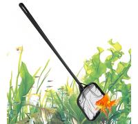 Pool Net Skimmer - Fish Tank Salvage Net | Portable Pool Cleaning Net | Lightweight Debris Removal Tool | Fine Mesh Aquarium Fountain Tub Net Fish Tank Cleaning Accessories Pools Fish Tanks Aq