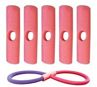 Pool Noodle Connector, Float Accessory Set, Sports Leisure Toy Attachment, 1.5 Inches 5 Piece Linking Design, Water Activity Gear for Kids Teens Family Backyard Garden and Home Use