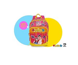 POOL OVER ME CONTRO TE ZAINO DREAM TRICOLOR CON LUCI COLORE FUXIA ARANCIO E GIALLO LUI' E SOFI'