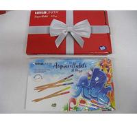 Pool Over Scatola Pastelli Acquarellabili 36 Pezzi Tinta Unita in Confezione Regalo