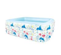 Pool per | Piscina gonfiabile 210 cm estate | PVC resistente con base non -slip piegabile e facile da gonfiare | Per Garden Games Water Gift Summer Baby Party