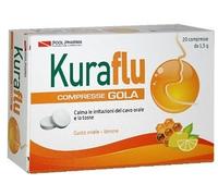 Pool Pharma Kuraflu Gola Dispositivo Medico Gusto Miele Limone 20 Compresse