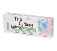 Pool Pharma Trio Carbone EnteroProbiotici - integratore alimentare per l'intestino, 7 flaconcini