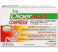 Pool pharma Trio Digeracid Integratore Bruciore e Acidità 24 Compresse