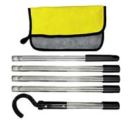 Pool Pole Hooks, gancio sottomarino, strumento per recuperare la lega, a lunga portata per l'estrazione di zattere, per Deep Water Rescue e Fountain Maintenanc