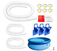 Pool Pump Hose, Heavy Duty Replacement, Durable Leak-Proof Connector, Reliable 32mm Ground Swimming Kit, Strong Outdoor Fixture, Practical Supply for Garden Backyard Patio